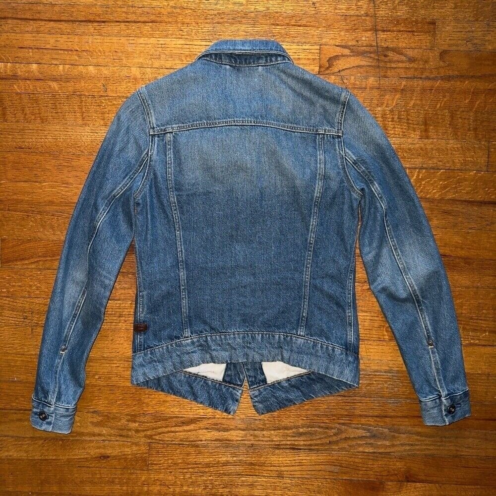 G-Star RAW 3301‎ Denim Jacket Fitted Trucker Jean Jacket XS - Picture 6 of 7